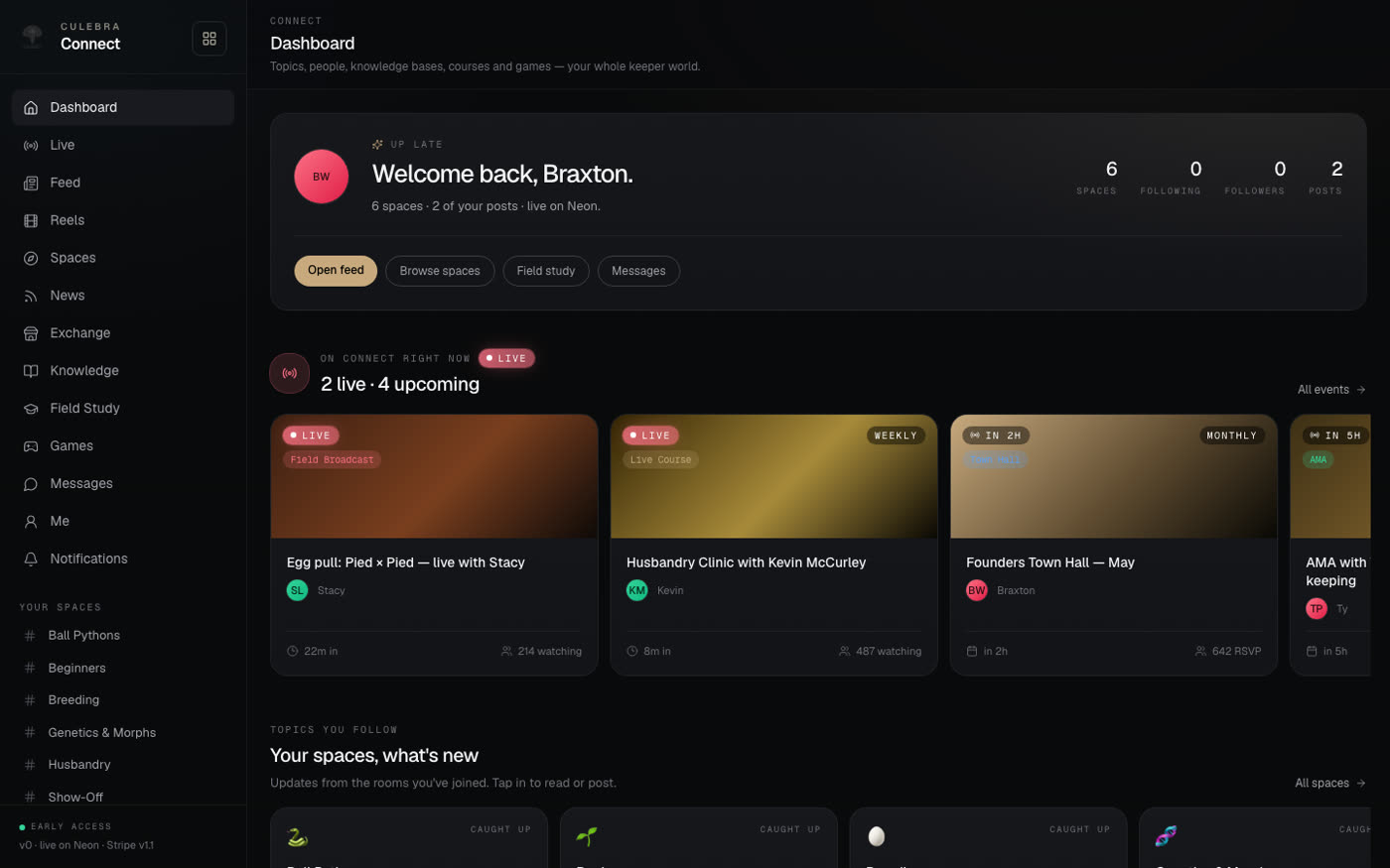 Culebra Connect — the community.