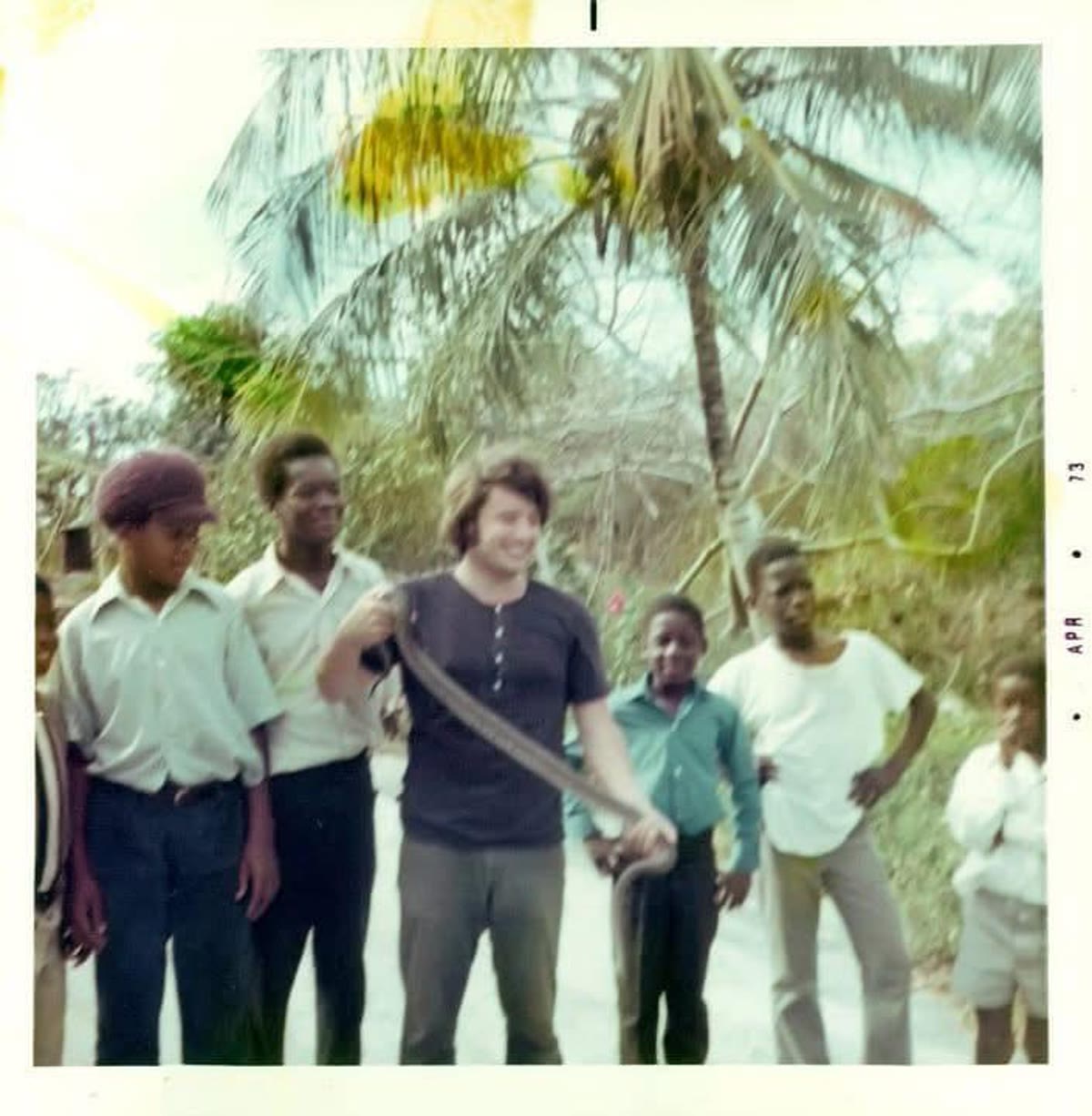 A moment from reptile-keeping history