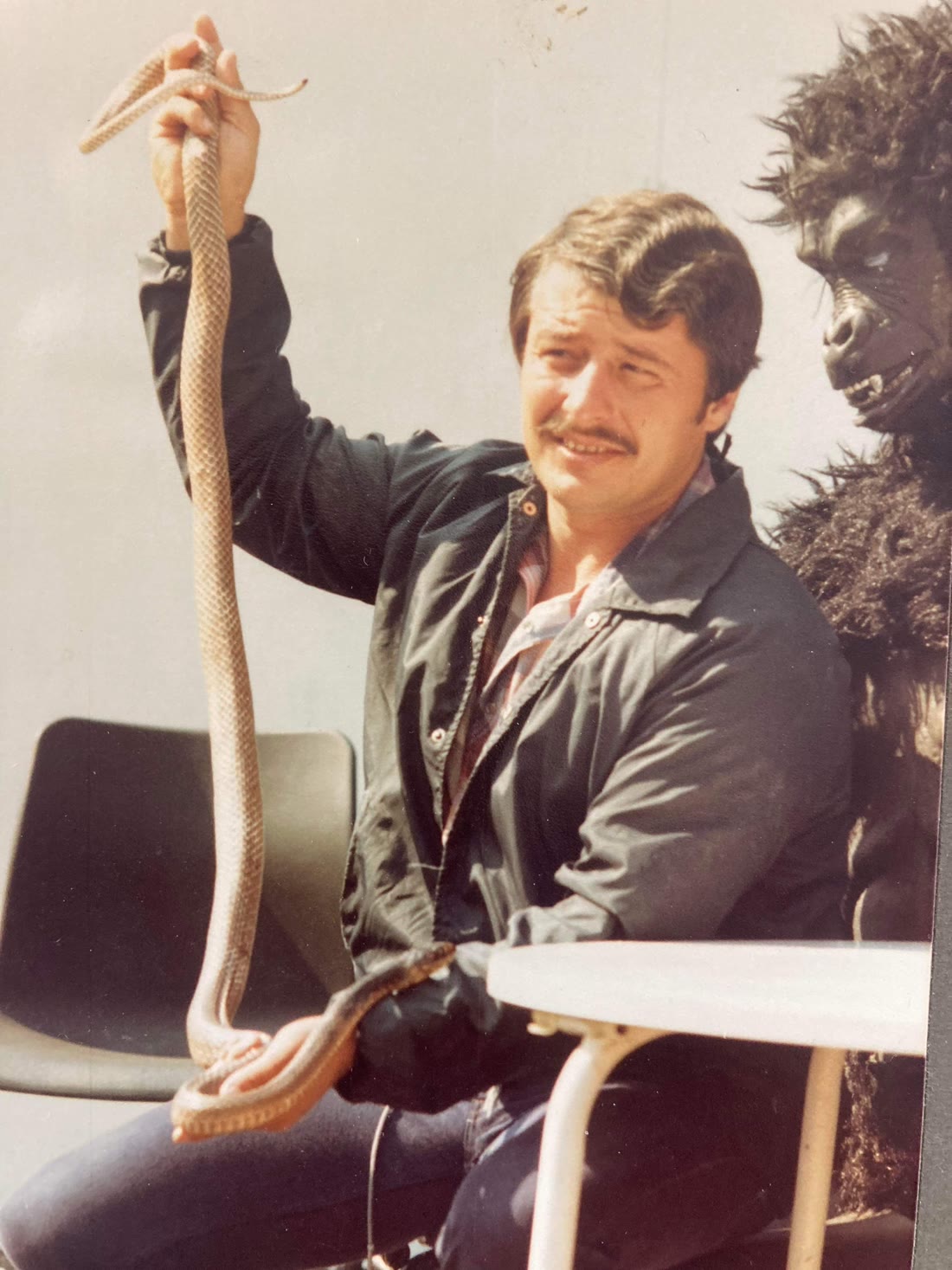 On the scene, decades ago.